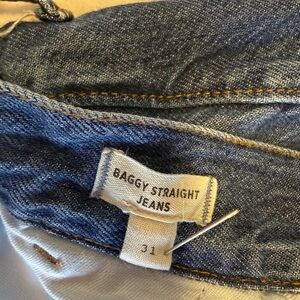 Madewell Straight Leg Blue Jeans